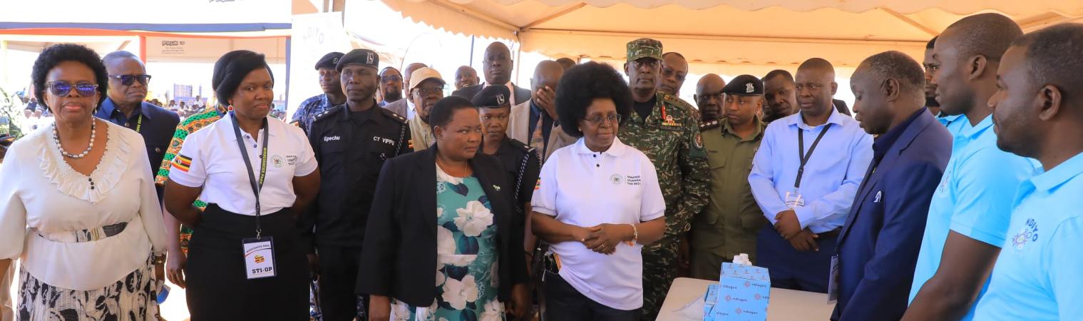The Ground breaking ceremony of the Pathogen Economy  Bioscience Park at the T-16 Industrial Park, Katuugo, Nakasongola District